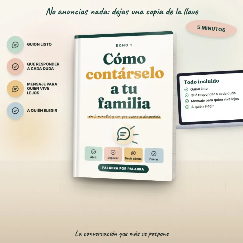 Portada de Cómo contárselo a tu familia en 5 minutos